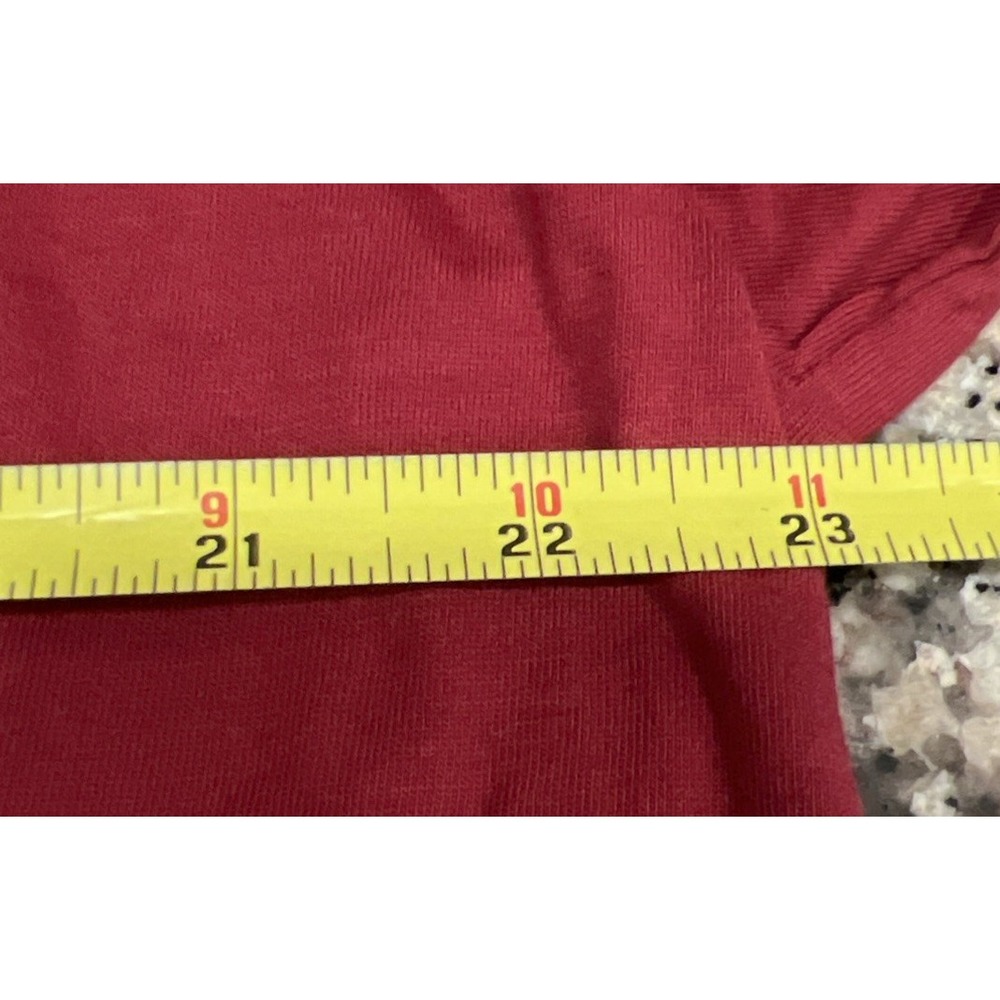 New Simply Southern Long Sleeve "HEY PUMPKIN" Tee T-Shirt Maroon Ghosts Hat XL - Picture 5 of 10